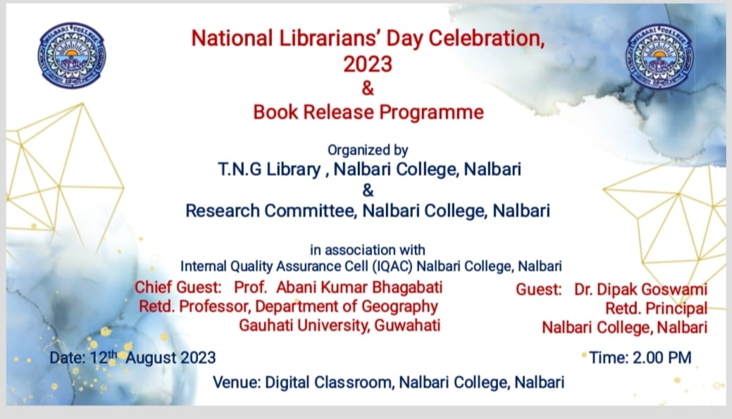 National Librarians Day 2023