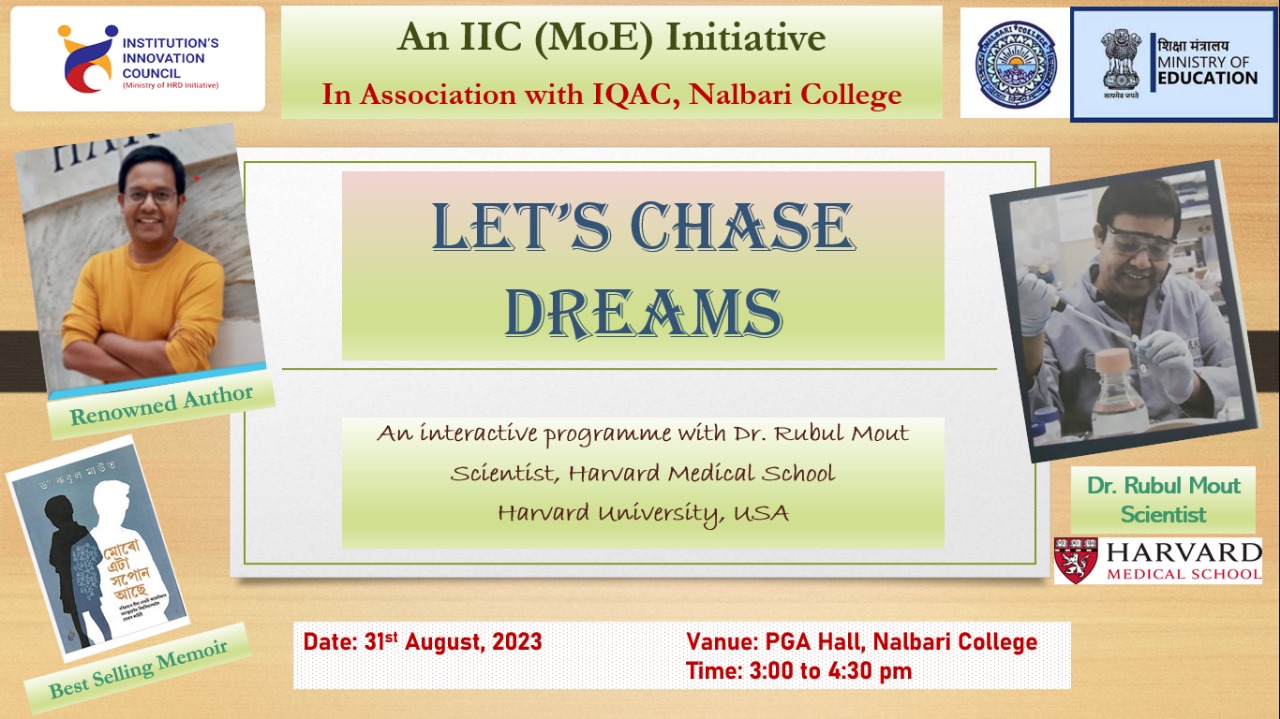 Interaction with Dr.Rubul Mout